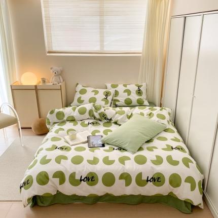 91家纺网 家纺一手货源 找家纺 昔可 2022新款全棉四件套新款影棚图 日光岛屿