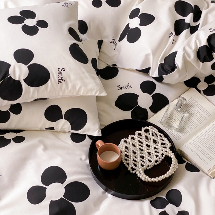 91家纺网 家纺一手货源 找家纺 （总）昔可 2022新款全棉四件套新款影棚图