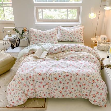 91家纺网 家纺一手货源 找家纺 （总）昔可家纺2022新款嵌绳全棉套件组图一