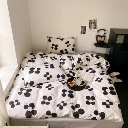 昔可2022新款全棉四件套新款影棚图 暗夜欧诺拉