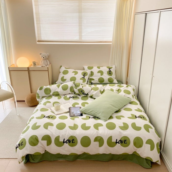 91家纺网 家纺一手货源 找家纺 昔可 2022新款全棉四件套新款影棚图 日光岛屿