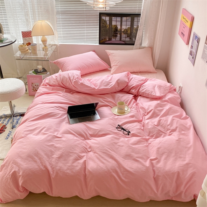 91家纺网 家纺一手货源 找家纺 （总）昔可 2022新款40支13372全棉水洗棉混搭四件套