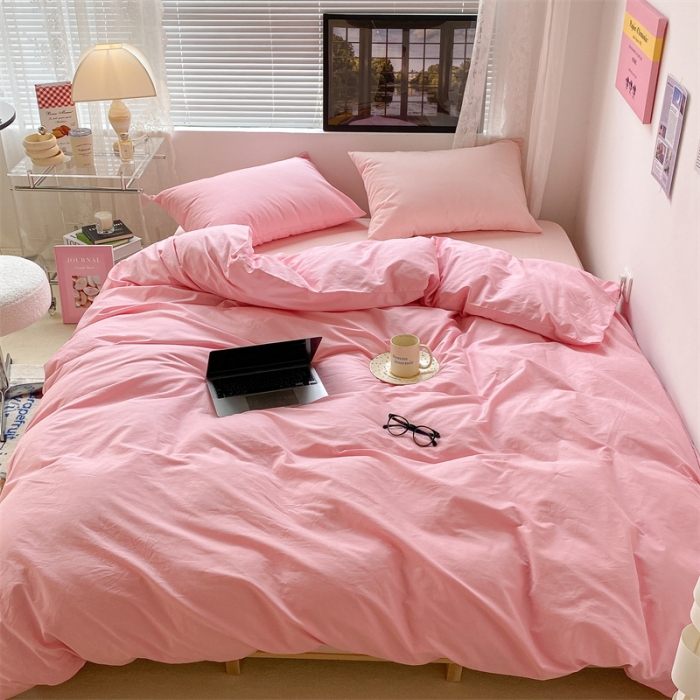 91家纺网 家纺一手货源 找家纺 （总）昔可 2022新款40支13372全棉水洗棉混搭四件套