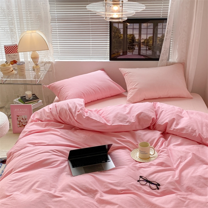 91家纺网 家纺一手货源 找家纺 （总）昔可 2022新款40支13372全棉水洗棉混搭四件套