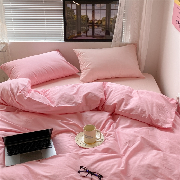 91家纺网 家纺一手货源 找家纺 （总）昔可 2022新款40支13372全棉水洗棉混搭四件套