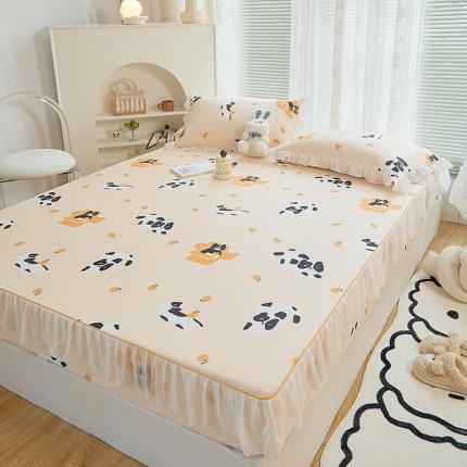 91家纺网 家纺一手货源 找家纺 （总）金丝鸟 2022新款全棉花边床笠