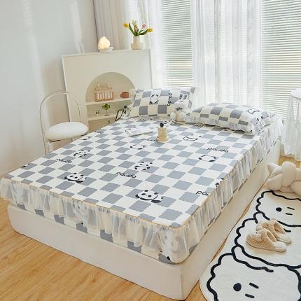 91家纺网 家纺一手货源 找家纺 （总）金丝鸟 2022新款全棉花边床笠