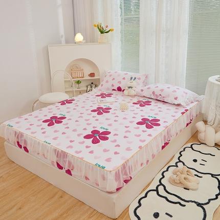 91家纺网 家纺一手货源 找家纺 （总）金丝鸟 2022新款全棉花边床笠