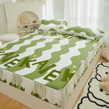 91家纺网 家纺一手货源 找家纺 （总）金丝鸟 2022新款全棉花边床笠