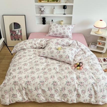 91家纺网 家纺一手货源 找家纺 （总）昔可2022新款嵌绳全棉四件套组图二