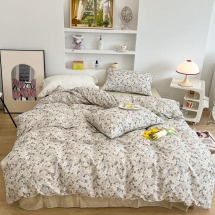 91家纺网 家纺一手货源 找家纺 （总）昔可2022新款嵌绳全棉四件套组图二