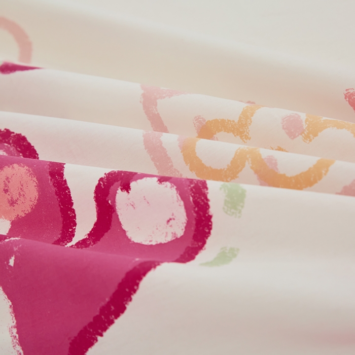 91家纺网 家纺一手货源 找家纺 金丝鸟 2022新款全棉花边床笠 草莓熊