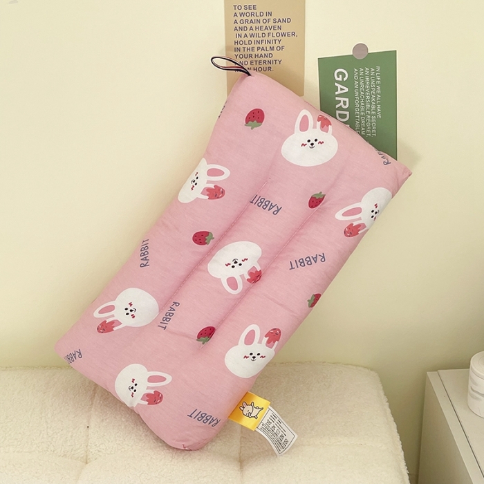 91家纺网 家纺一手货源 找家纺 宝晶枕芯 2022新款全棉儿童枕头可水洗儿童枕 小白兔