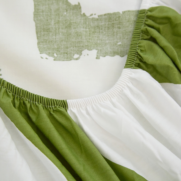 91家纺网 家纺一手货源 找家纺 金丝鸟 2022新款全棉花边床笠 拉卡文