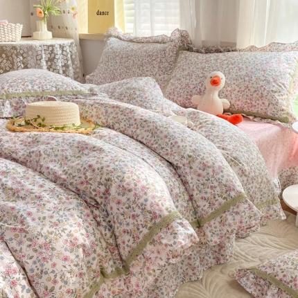 91家纺网 家纺一手货源 找家纺 （总）艾唯希家纺 2022新款法式花边纯棉四件套-第二批