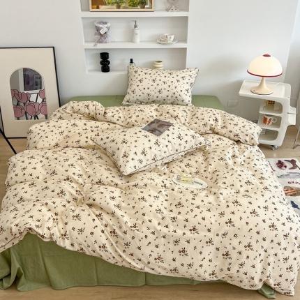 昔可2022新款嵌绳全棉四件套组图二 伊娜