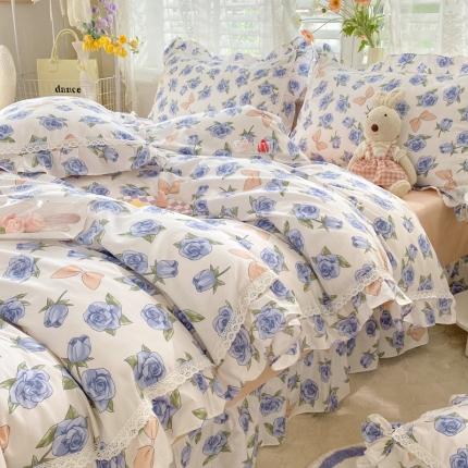 艾唯希家纺 2024新款法式花边纯棉四件套-第二批 初见