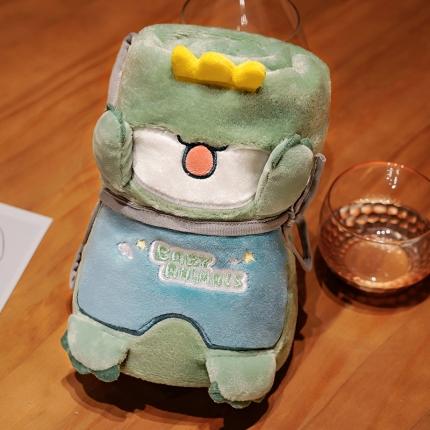 91家纺网 家纺一手货源 找家纺 （总）仟亿莱家纺 2022新款短毛绒动物捂脸卷毯