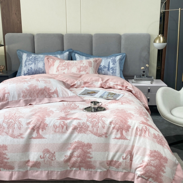 91家纺网 家纺一手货源 找家纺 （总）棉生活 2022新款全棉磨毛宽边系列四件套