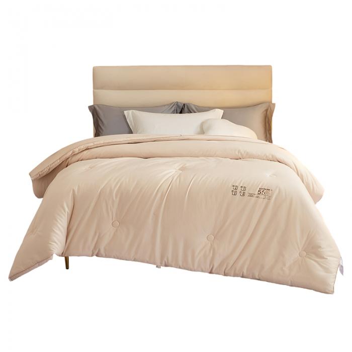 91家纺网 家纺一手货源 找家纺 (55%大豆）全棉大豆被春秋被纯棉大豆蛋白冬被拉链子母被芯 贵族大豆被卡