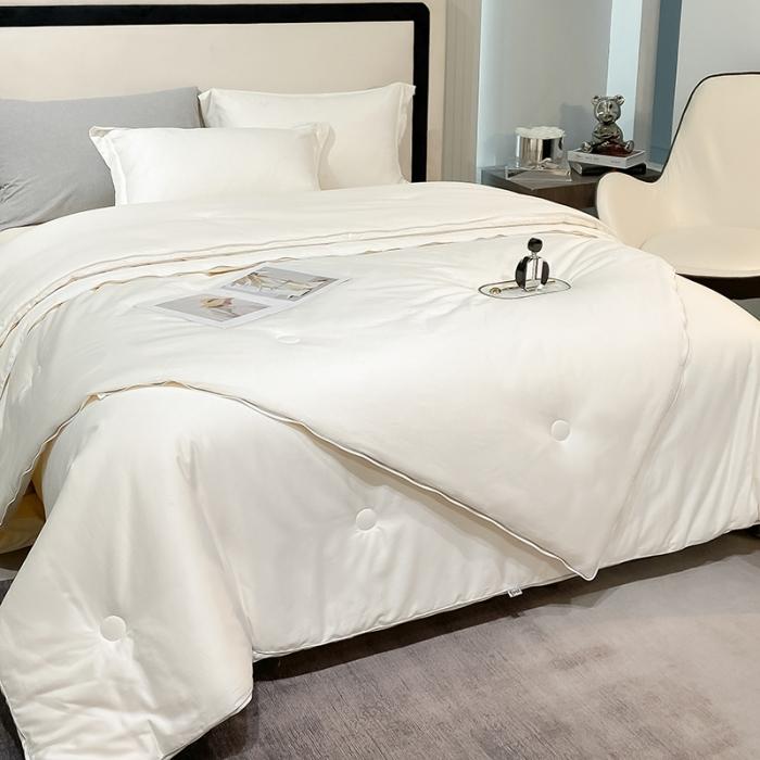 91家纺网 家纺一手货源 找家纺 （55%大豆）A类100支新疆长绒棉大豆拉链子母被全棉子母被 豆皇