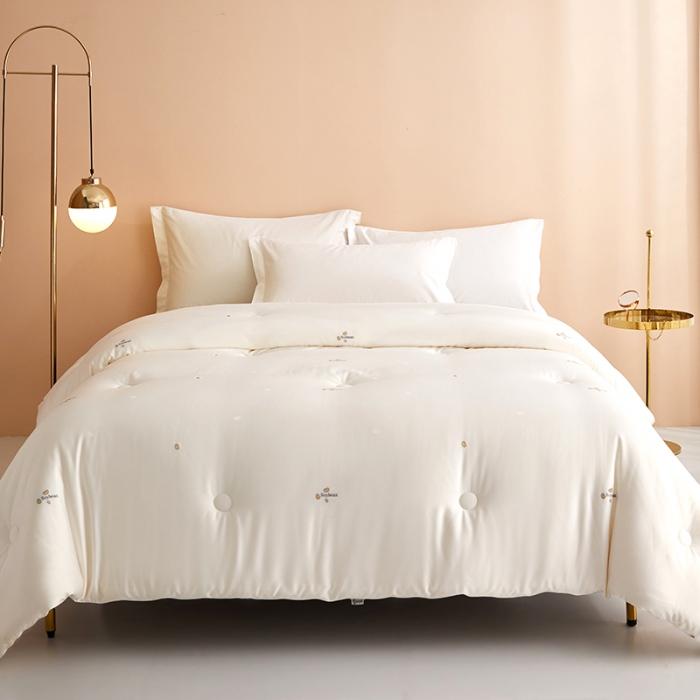 91家纺网 家纺一手货源 找家纺 新款蚕丝被蚕丝蛋白大豆被春秋被51%大豆蛋白纤维被加厚冬被 蚕丝大豆被图2