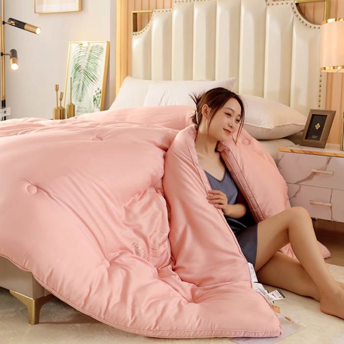 91家纺网 家纺一手货源 找家纺 （总）伊被源 2022新款优莱丝黄金大豆被被子被芯