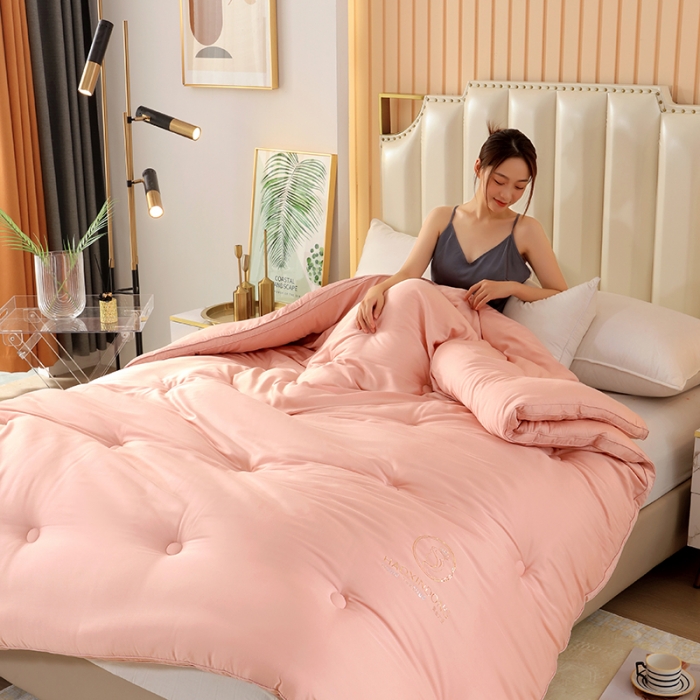 91家纺网 家纺一手货源 找家纺 （总）伊被源 2022新款优莱丝黄金大豆被被子被芯