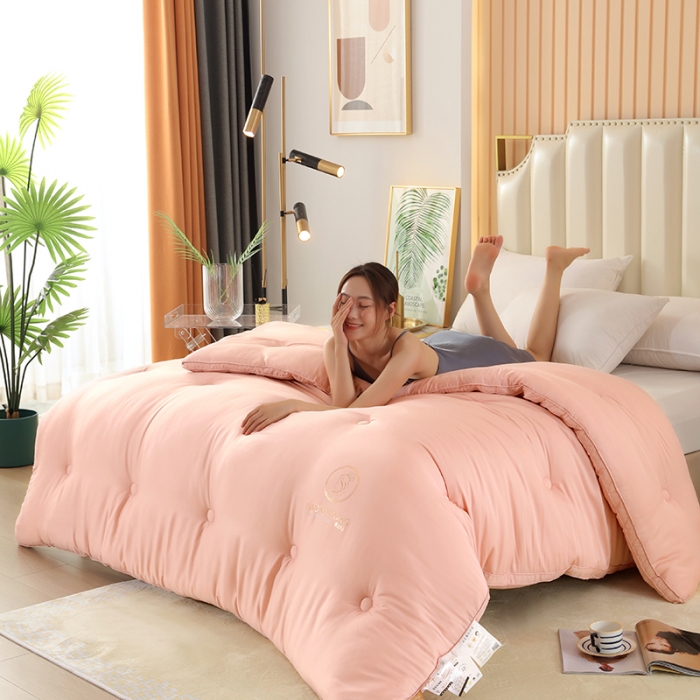 91家纺网 家纺一手货源 找家纺 （总）伊被源 2022新款优莱丝黄金大豆被被子被芯