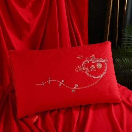 91家纺网 家纺一手货源 找家纺 九州枕芯 婚庆羽丝枕