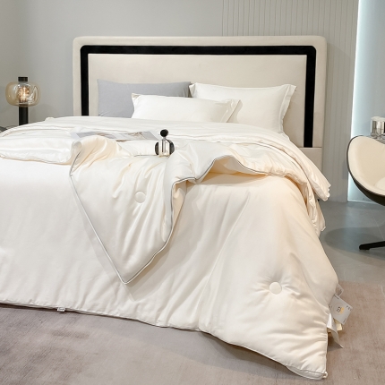 91家纺网 家纺一手货源 找家纺 （55%大豆）A类100支新疆长绒棉大豆拉链子母被全棉子母被 豆皇