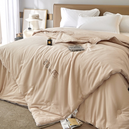 91家纺网 家纺一手货源 找家纺 跑量款（55%大豆）A类全棉大豆拉链子母被芯大豆二合一子母被