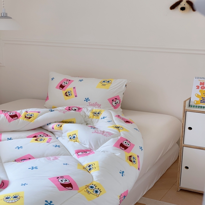 91家纺网 家纺一手货源 找家纺 (总)星期八 海绵宝宝春秋被冬被系列