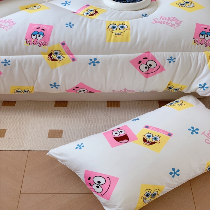 91家纺网 家纺一手货源 找家纺 (总)星期八 海绵宝宝春秋被冬被系列