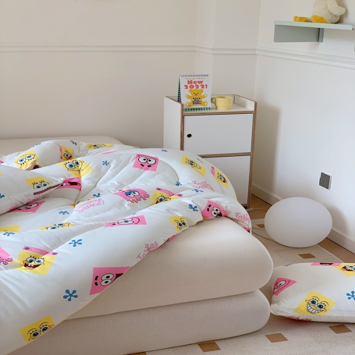 91家纺网 家纺一手货源 找家纺 (总)星期八 海绵宝宝春秋被冬被系列