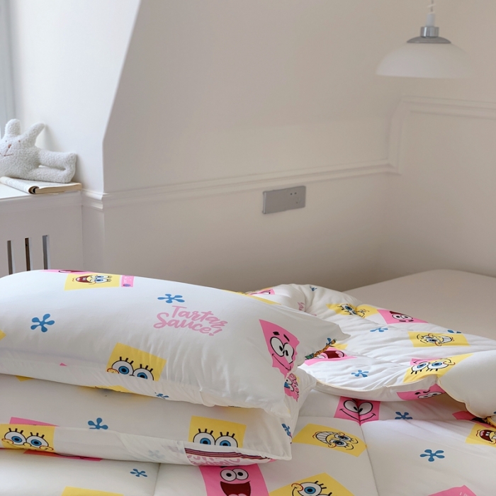 91家纺网 家纺一手货源 找家纺 (总)星期八 海绵宝宝春秋被冬被系列