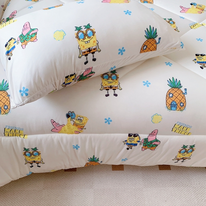 91家纺网 家纺一手货源 找家纺 星期八 海绵宝宝春秋被冬被系列 海绵宝宝乐园