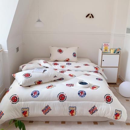 91家纺网 家纺一手货源 找家纺 星期八 漫威春秋被冬被系列 漫威白