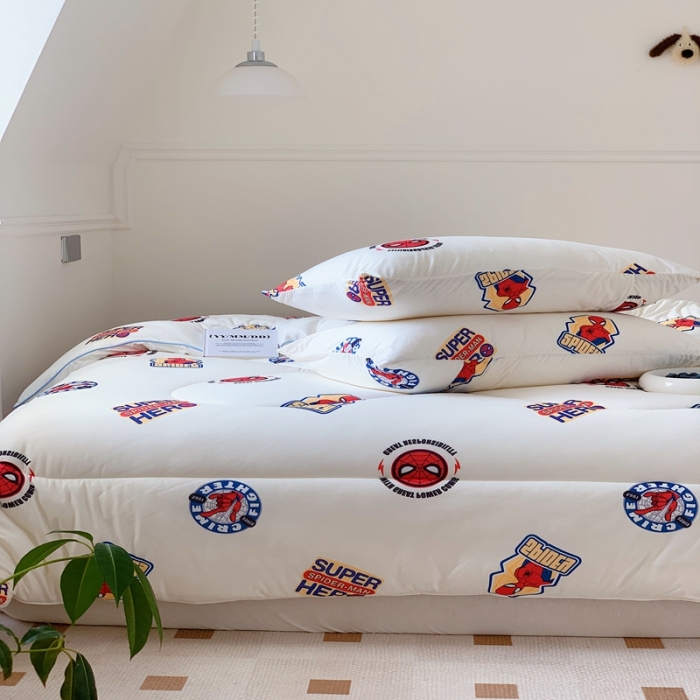 91家纺网 家纺一手货源 找家纺 星期八 漫威春秋被冬被系列 漫威白