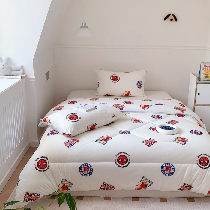 91家纺网 家纺一手货源 找家纺 星期八 漫威春秋被冬被系列 漫威白