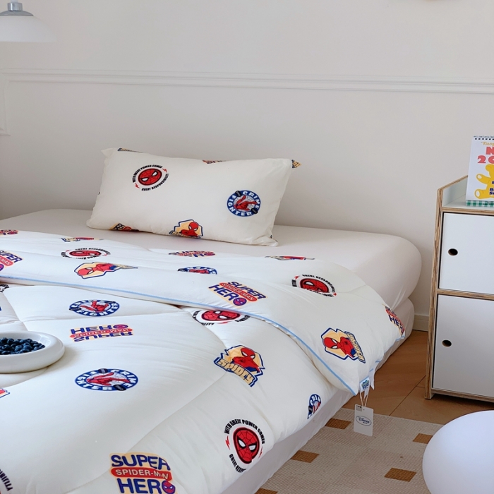 91家纺网 家纺一手货源 找家纺 星期八 漫威春秋被冬被系列 漫威白