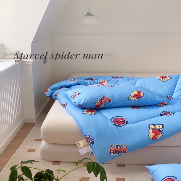 91家纺网 家纺一手货源 找家纺 星期八 漫威春秋被冬被系列 漫威蓝