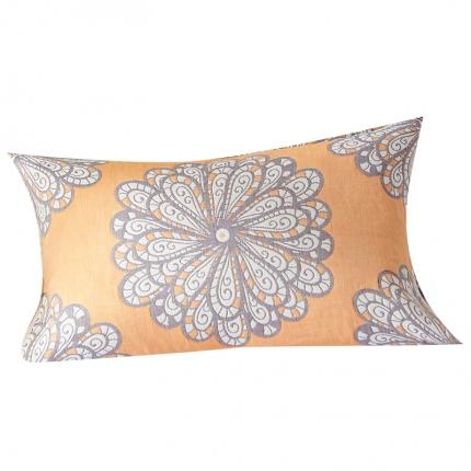 91家纺网 家纺一手货源 找家纺 朴尔2022新款全棉四层纱布休闲系列枕巾57*79一对装 克罗德亚-灰黄