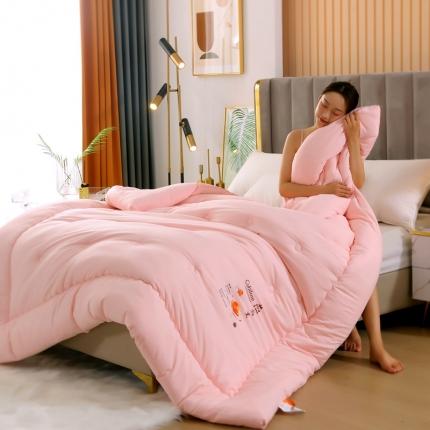 伊被源 2022新款亲肤抗菌纤维舒适冬被被子被芯-燕窝里 玉色