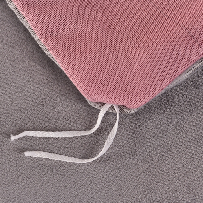 91家纺网 家纺一手货源 找家纺 小牛席业 2022新款雕花牛奶绒四件套 华夫格牛奶绒（粉色）