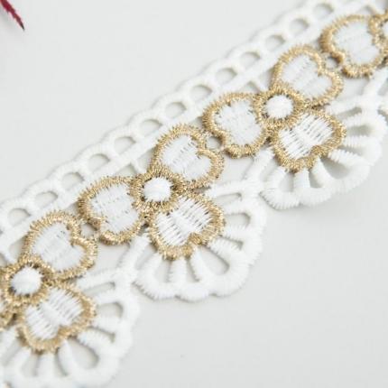 91家纺网 家纺一手货源 找家纺 天河花边 刺绣花边三瓣花家纺辅料厂家批发