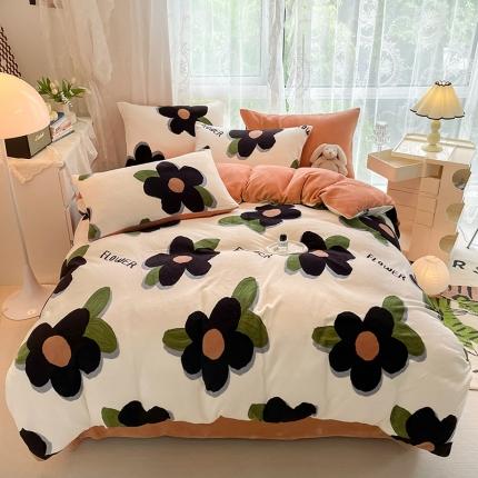 HL原创 2022新款牛奶绒印花基础款 泫雅花