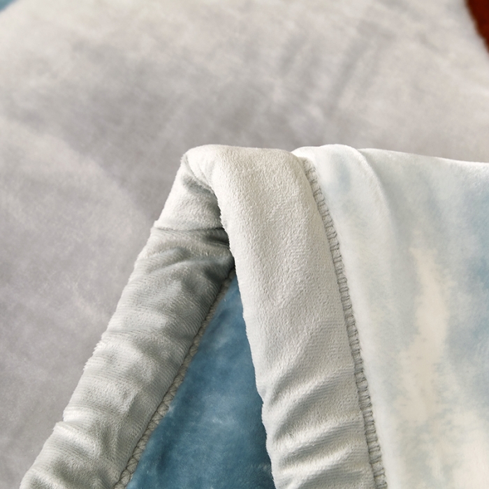 91家纺网 家纺一手货源 找家纺 尚品凤凰2025新款拉舍尔毛毯4-12斤CC-013 钓鱼熊