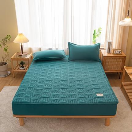 91家纺网 家纺一手货源 找家纺 （总）乐视 2024新款A类纯色大豆纤维夹棉床笠