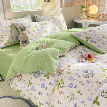 多品 2023年新款13070暗线全棉四件套 缤果时光